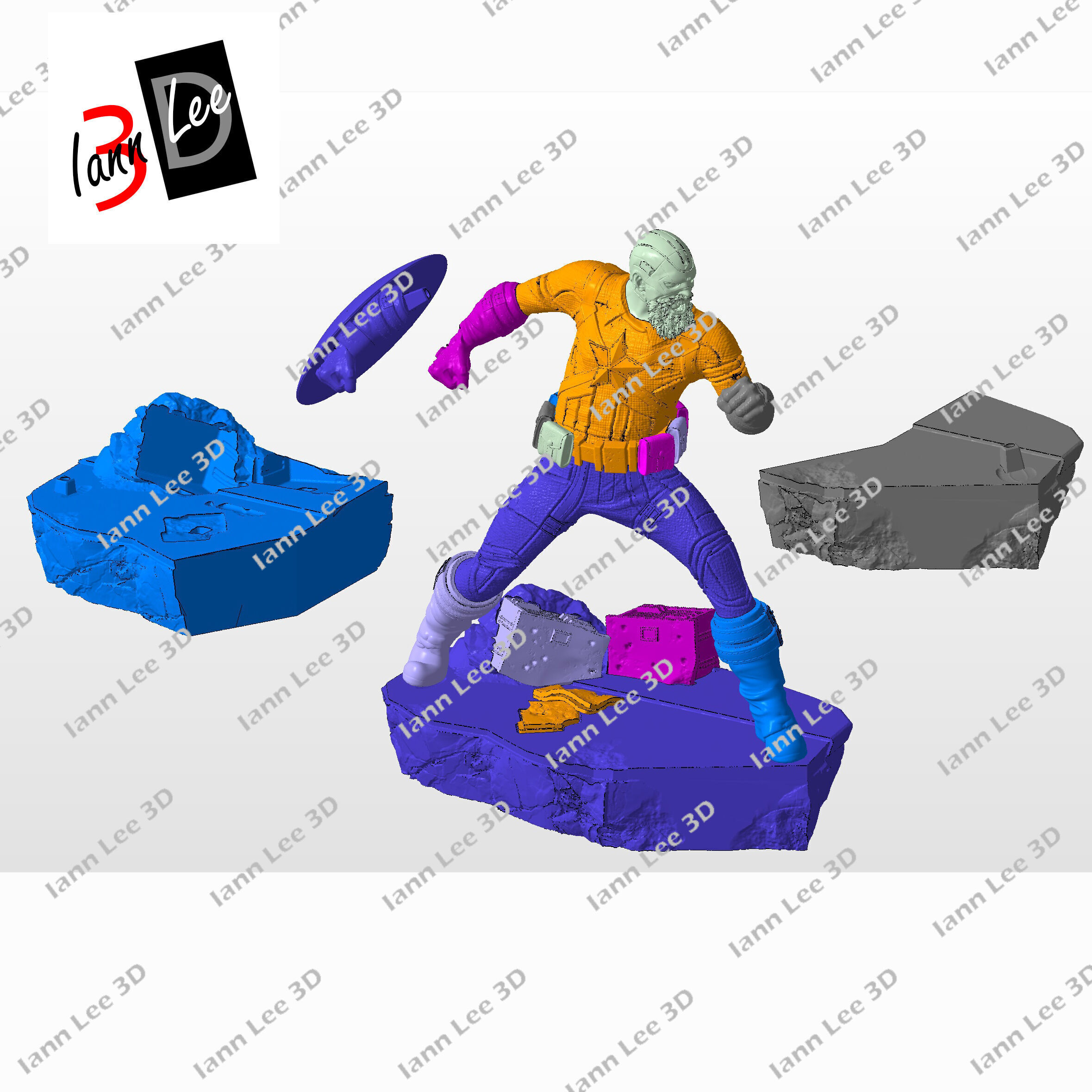 Red Guardian Guardian Rojo Marvel movie Blackwidow 3D print model_5