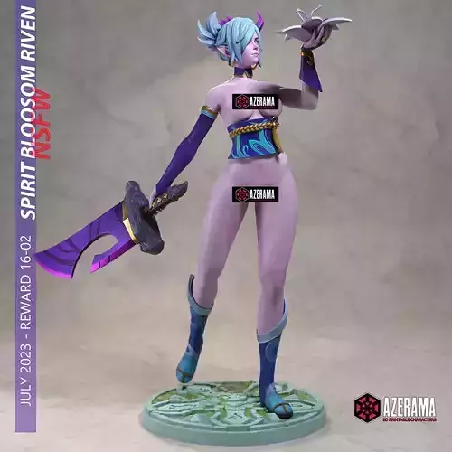 Spirit Blossom Riven NSFW for 3D Printing