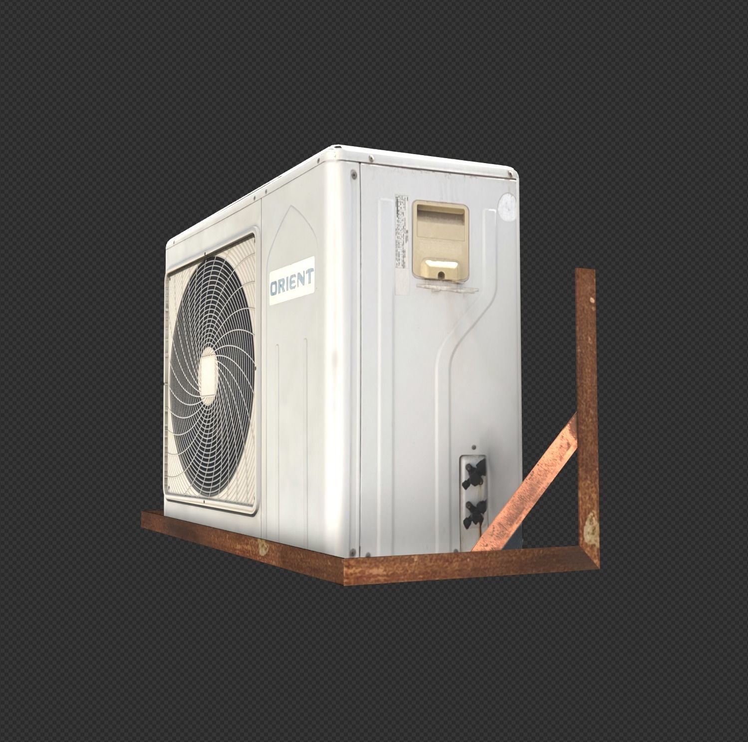 Lowpoly Air Conditioner unit free 3D model | CGTrader