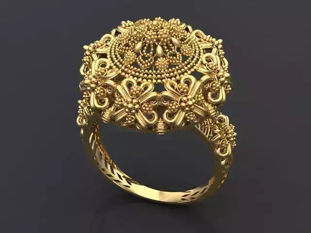 Ladies Beautiful Ring  color wali