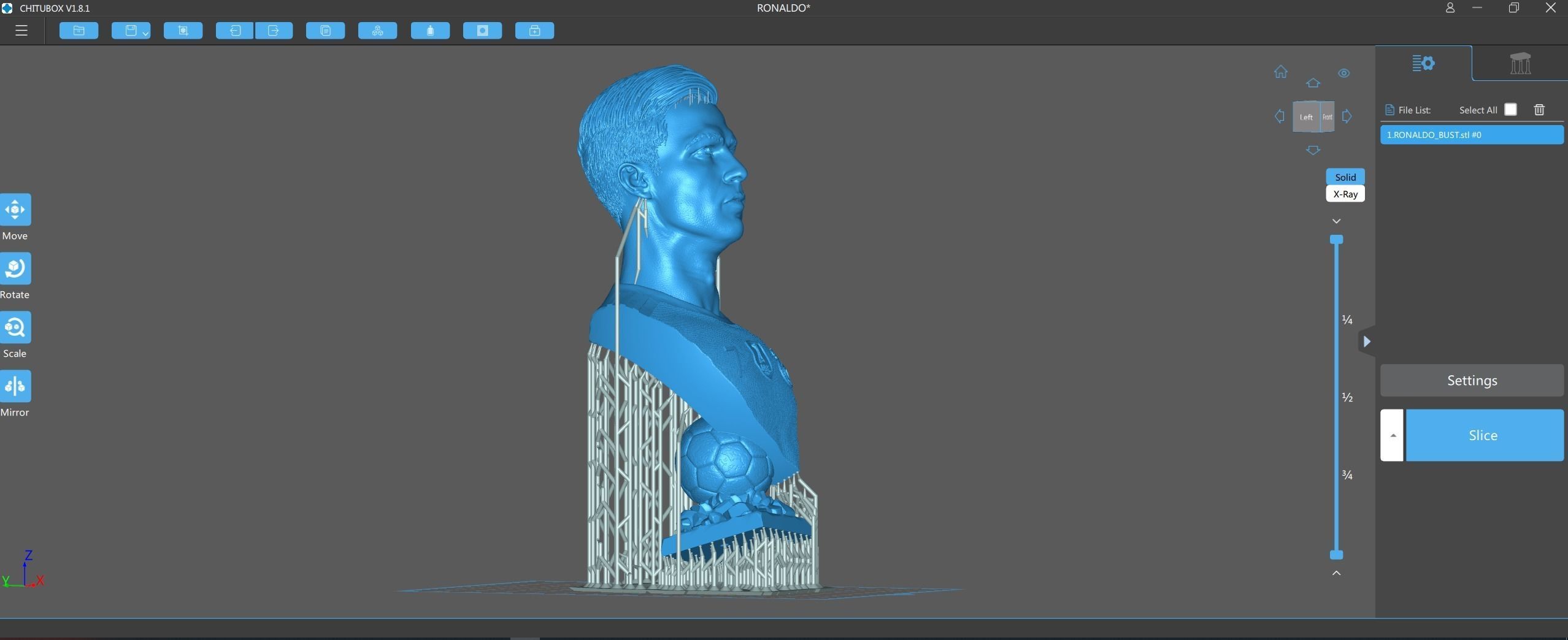 Cristiano Ronaldo bust for 3d printing 3D print model_21