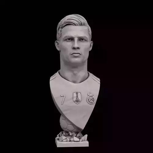 Cristiano Ronaldo bust for 3d printing 3D print model