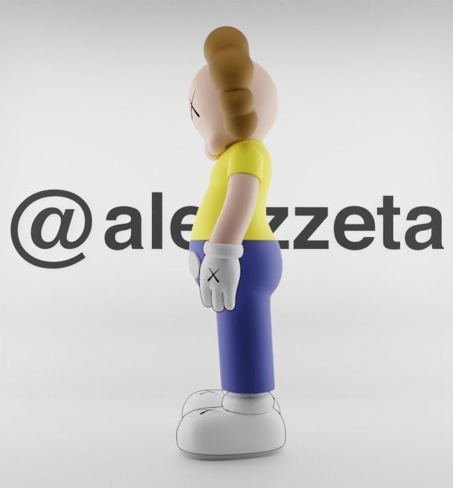 Kaws Morty Smith for Print 3D print model_10