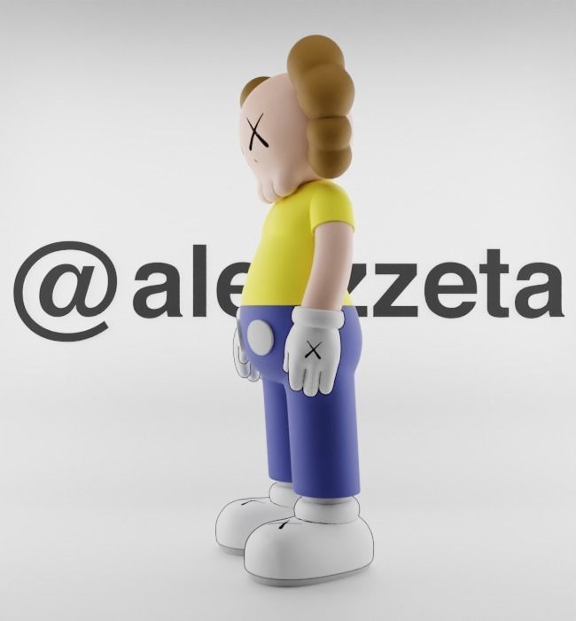 Kaws Morty Smith for Print 3D print model_8