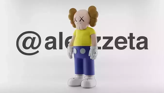 Kaws Morty Smith for Print 3D print model