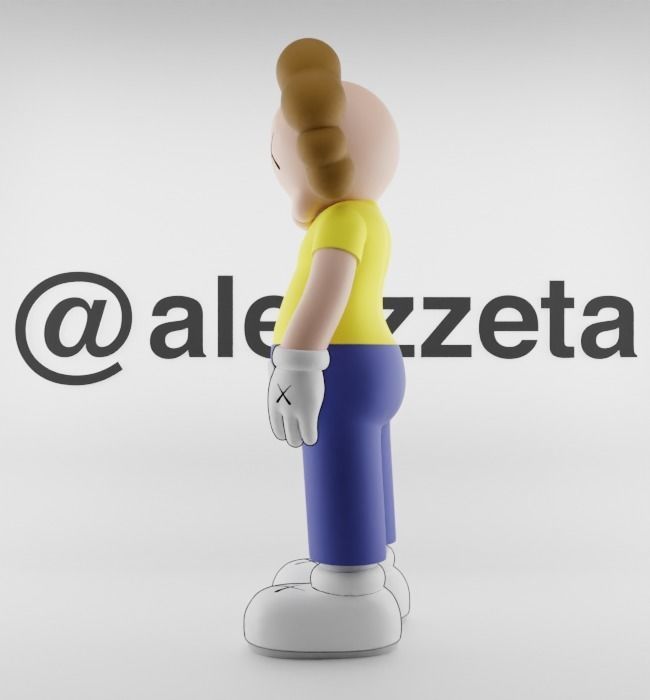 Kaws Morty Smith for Print 3D print model_11