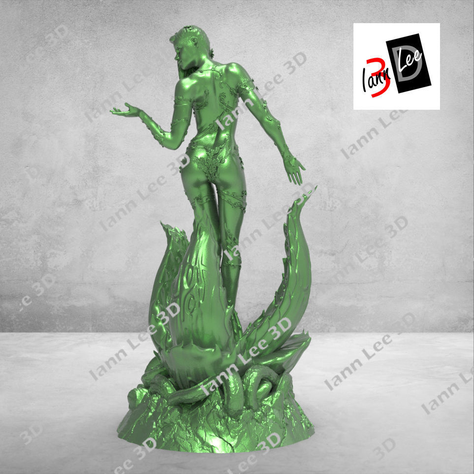 Poison Ivy Hiedra Venenosa DC comics 3D print model_4