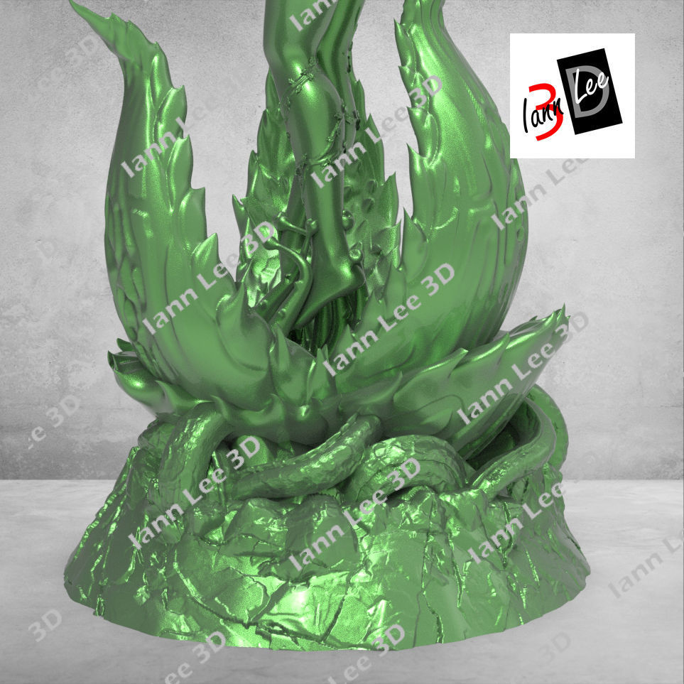 Poison Ivy Hiedra Venenosa DC comics 3D print model_8