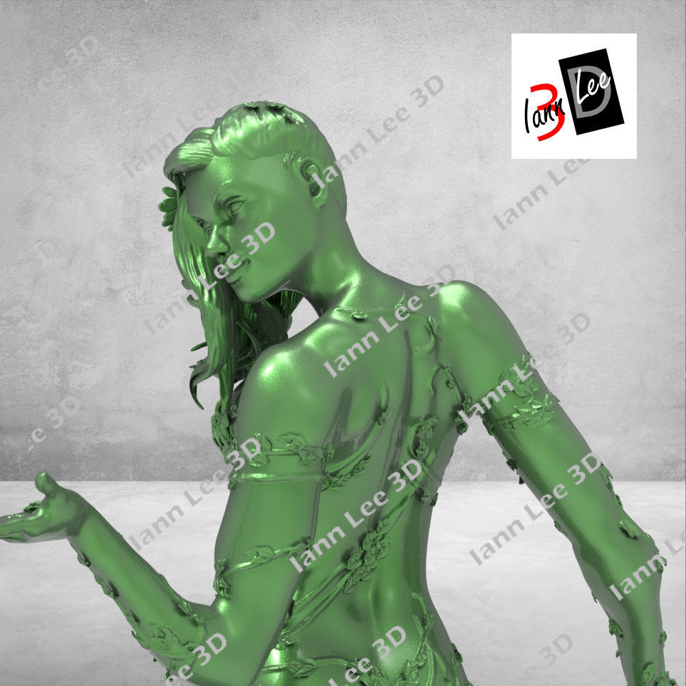 Poison Ivy Hiedra Venenosa DC comics 3D print model_9