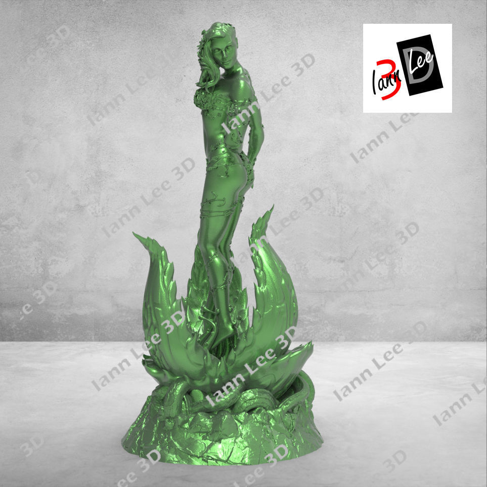 Poison Ivy Hiedra Venenosa DC comics 3D print model_3