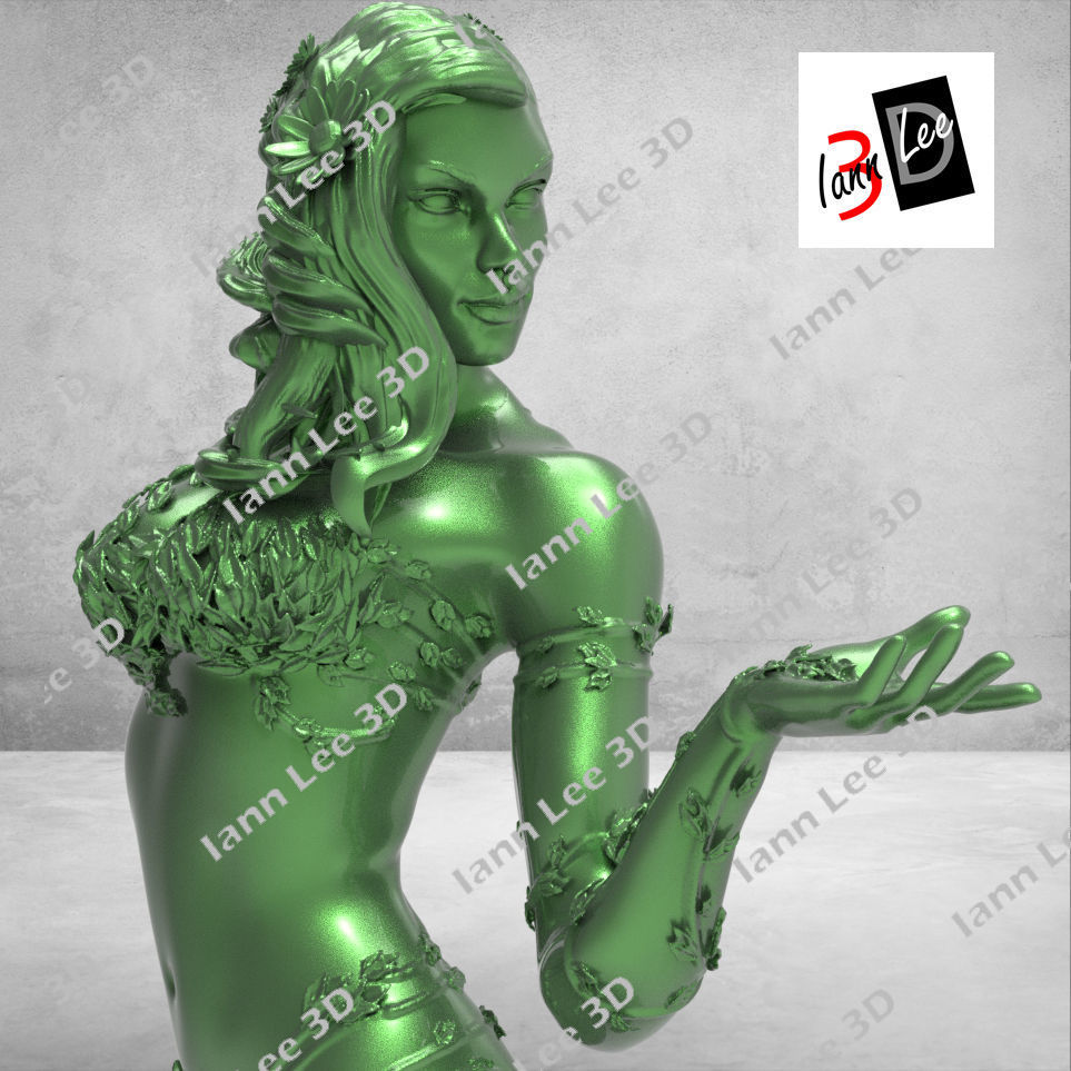 Poison Ivy Hiedra Venenosa DC comics 3D print model_1