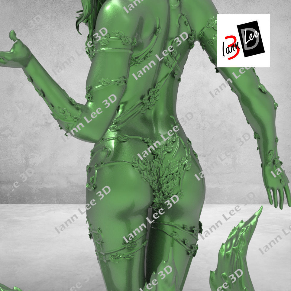 Poison Ivy Hiedra Venenosa DC comics 3D print model_2
