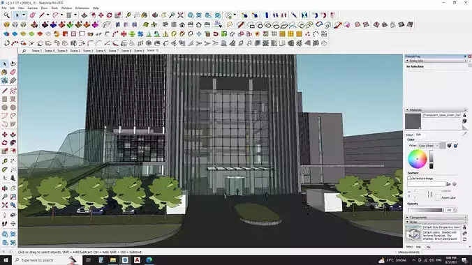 3D Model of a High-End Hotel Building 3D model