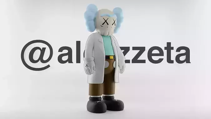 Kaws Rick Sanchez for Print 3D print model