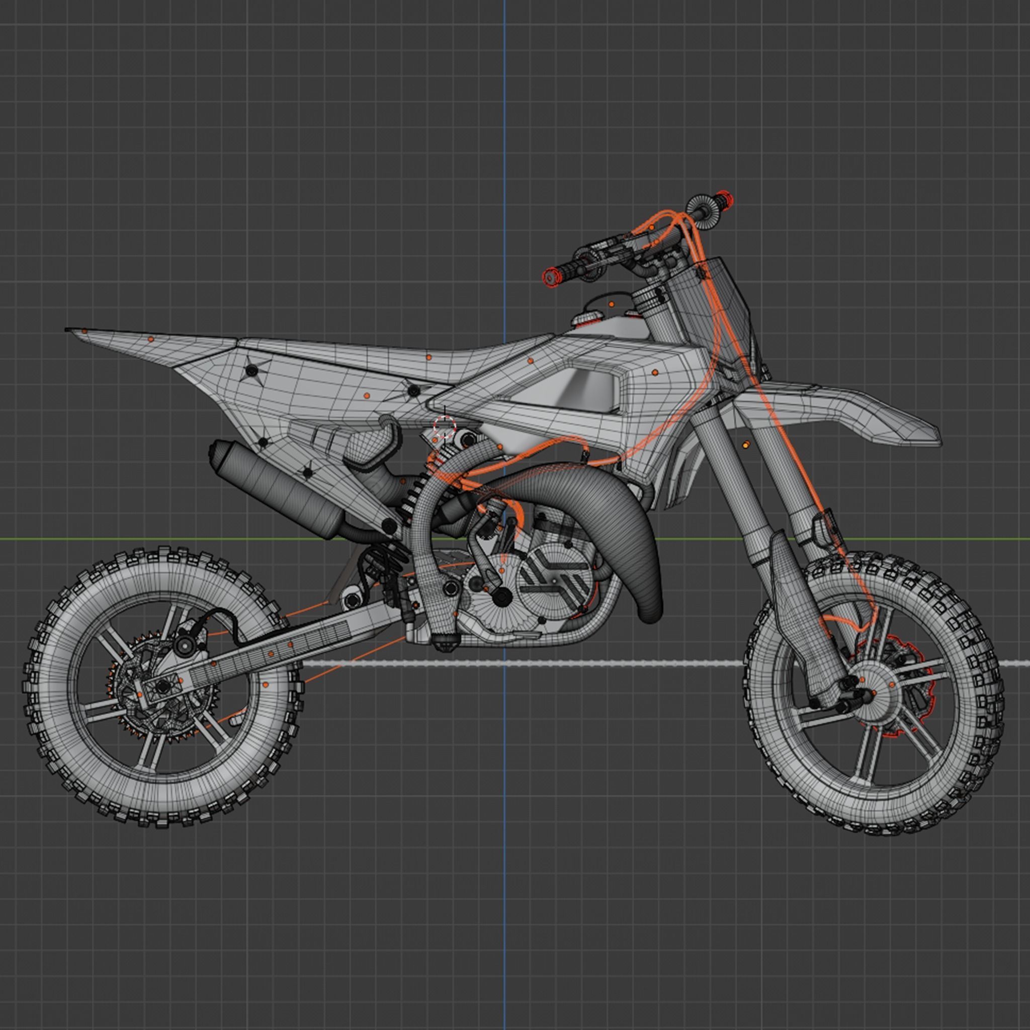 COBRA MOTO CX50 SRX 3D model_10