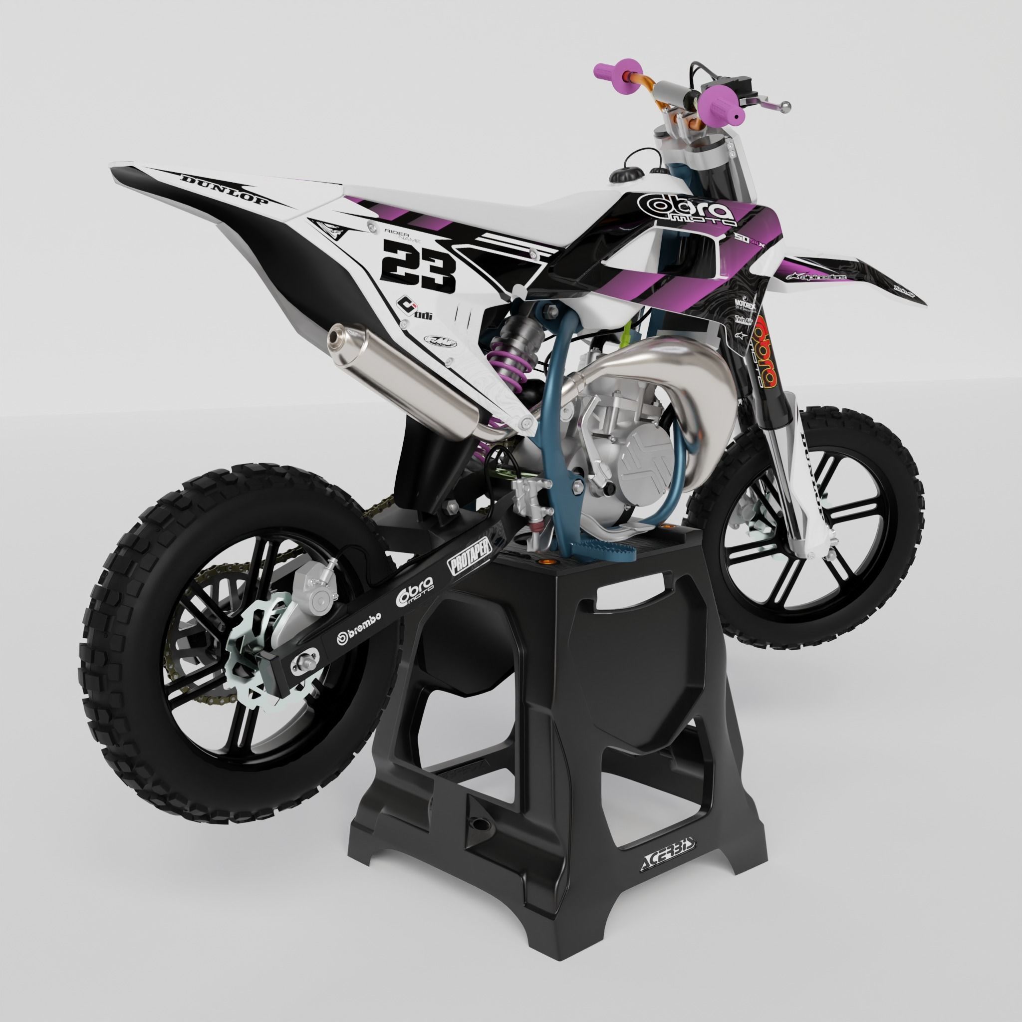 COBRA MOTO CX50 SRX 3D model_3