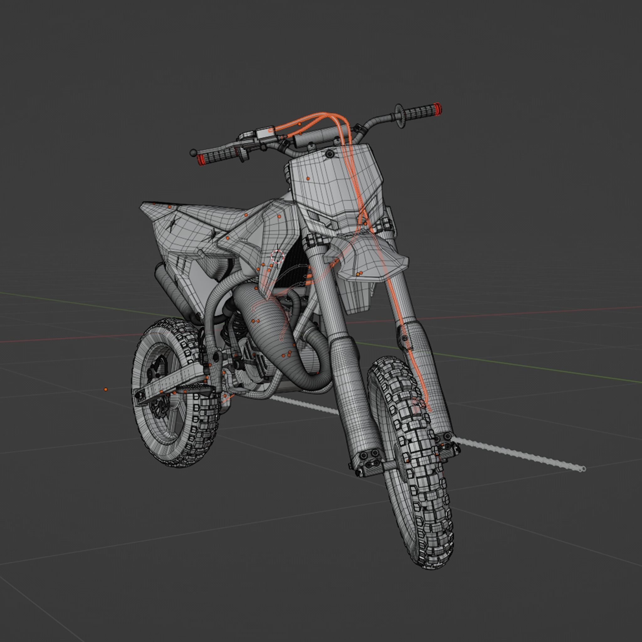COBRA MOTO CX50 SRX 3D model_11