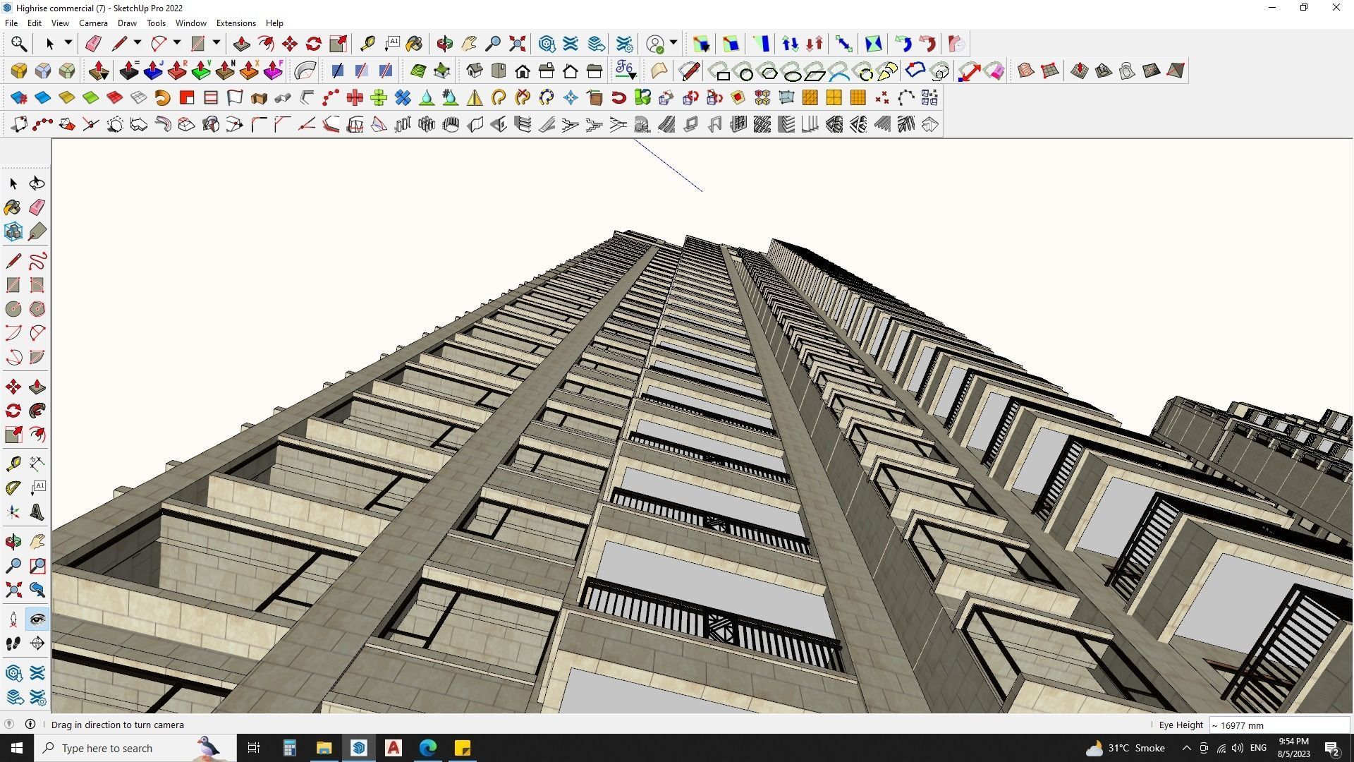3D Hotel Building Model for Exquisite Getaways 3D model_13