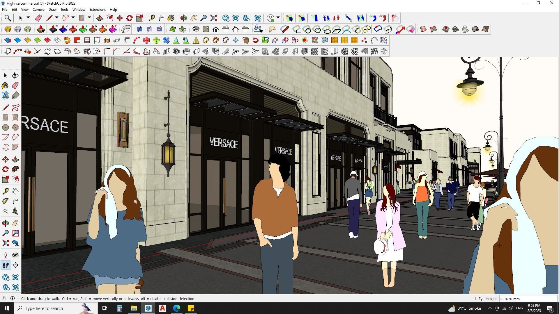 3D Hotel Building Model for Exquisite Getaways 3D model_8