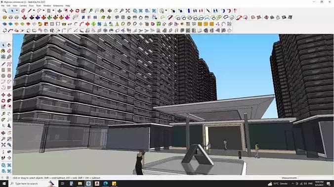 residential building 3d model free download Free 3D model