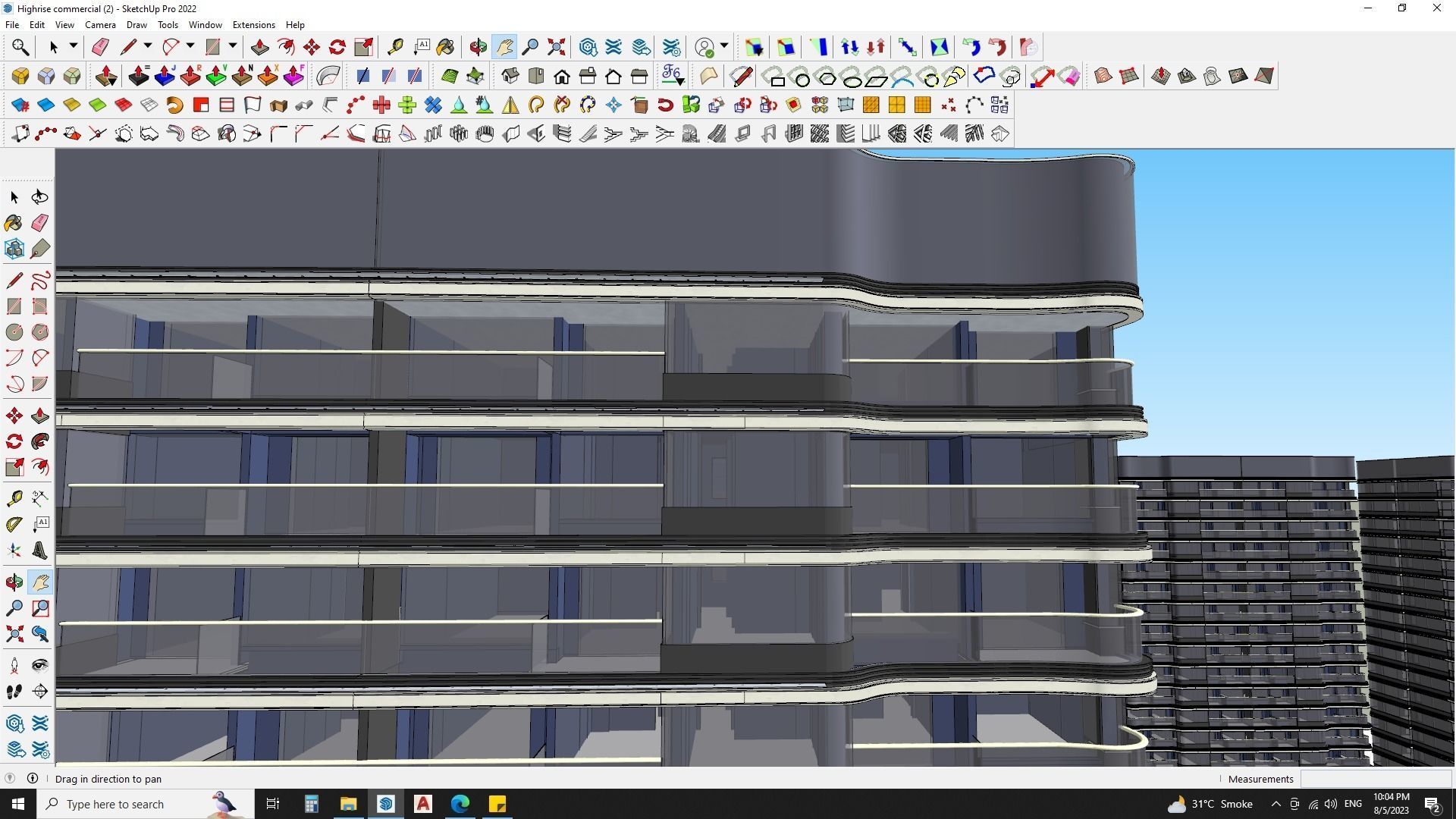 residential building 3d model free download Free 3D model_1