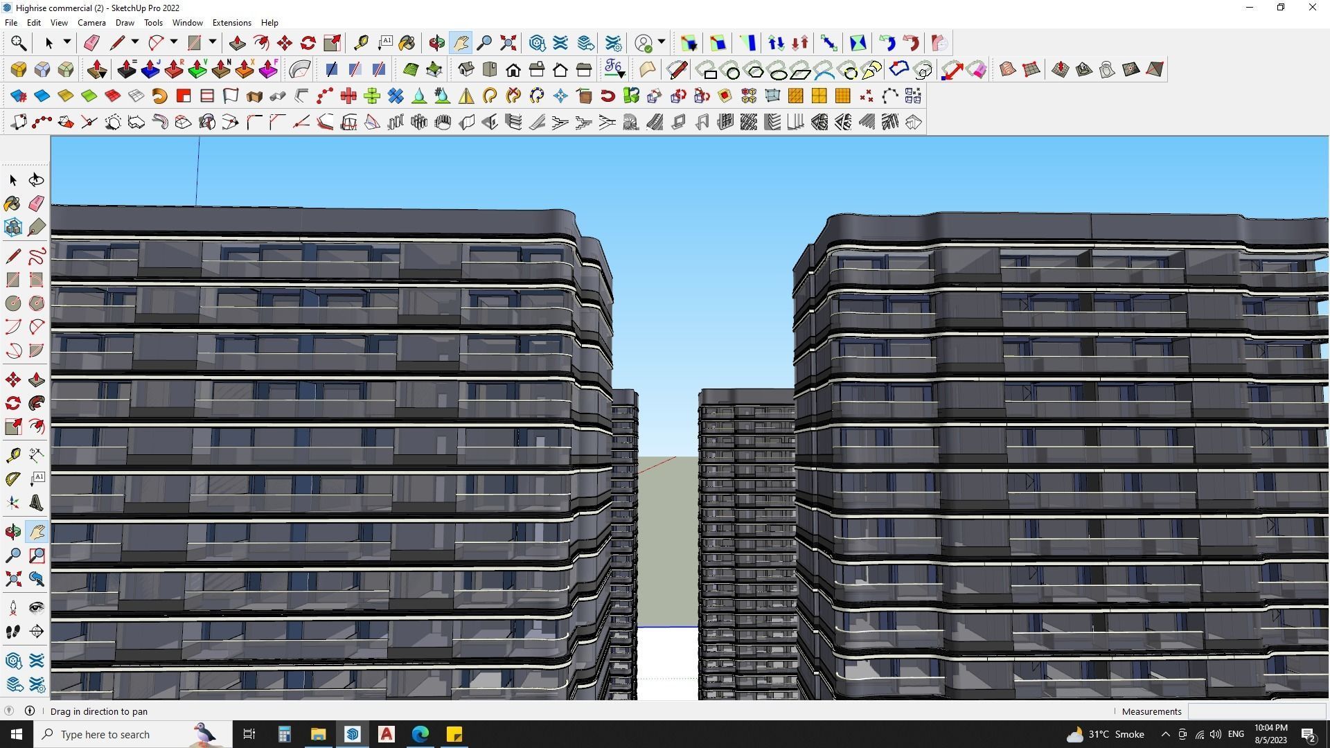 residential building 3d model free download Free 3D model_2