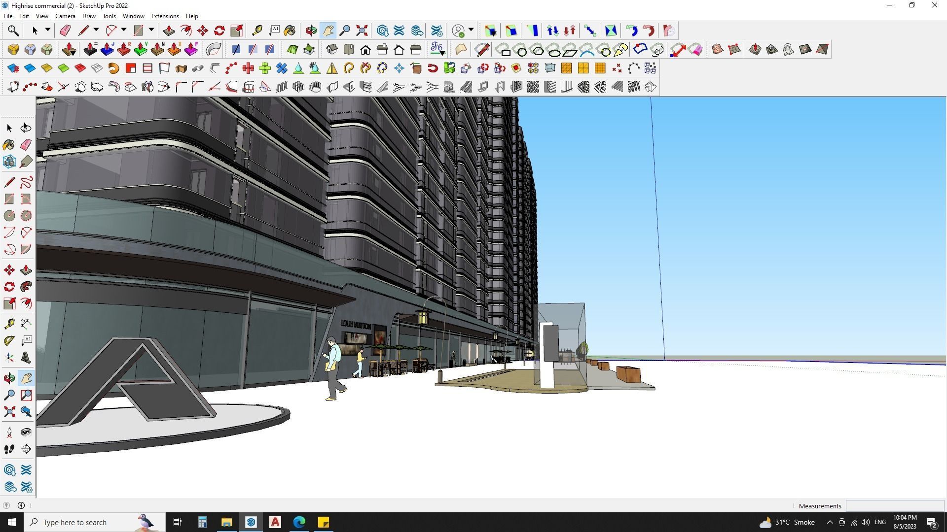 residential building 3d model free download Free 3D model_5