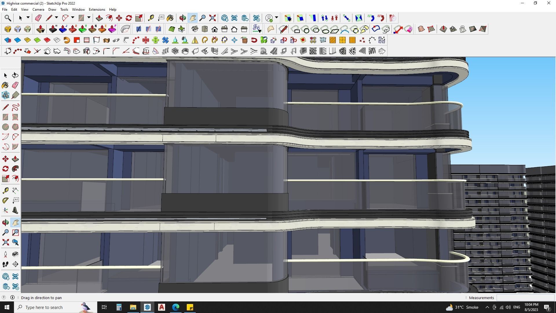 residential building 3d model free download Free 3D model_19