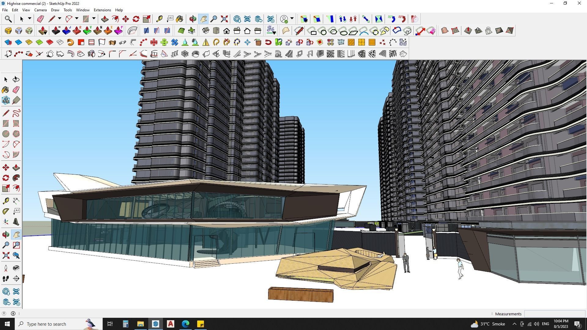 residential building 3d model free download Free 3D model_3