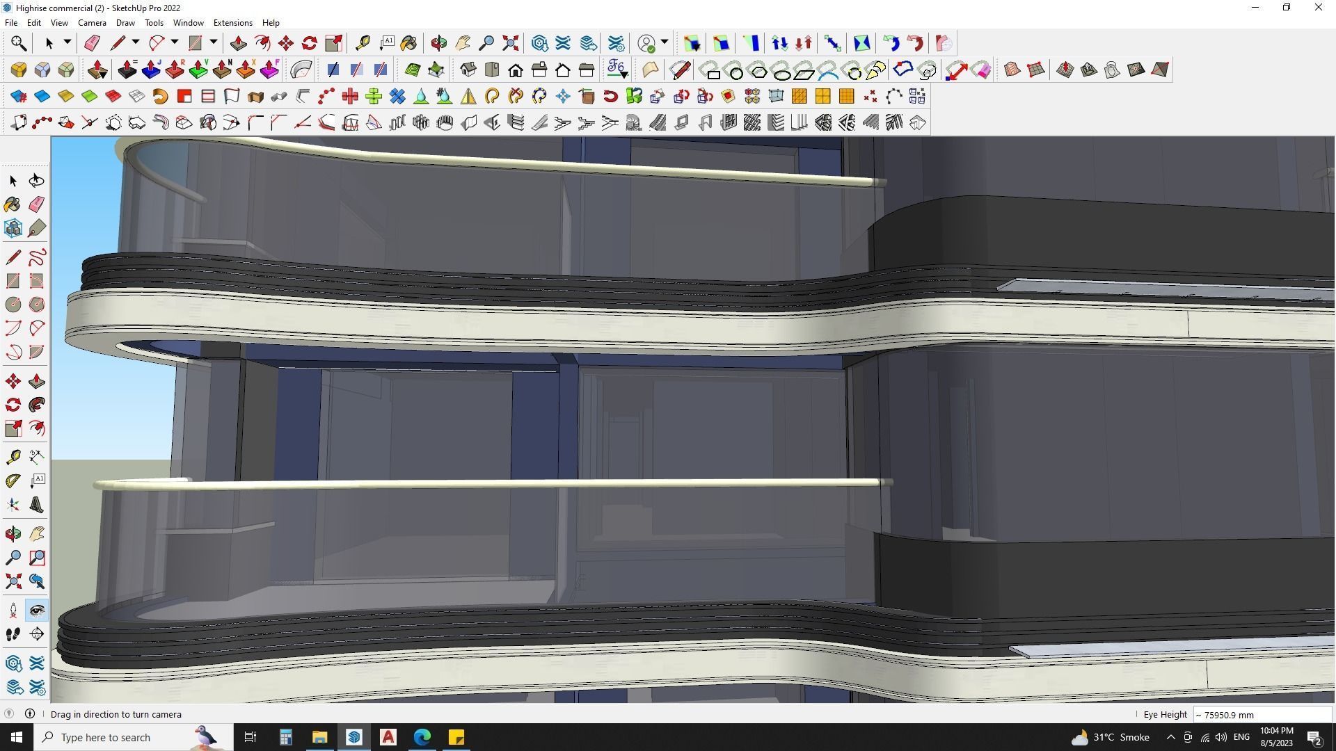 residential building 3d model free download Free 3D model_17
