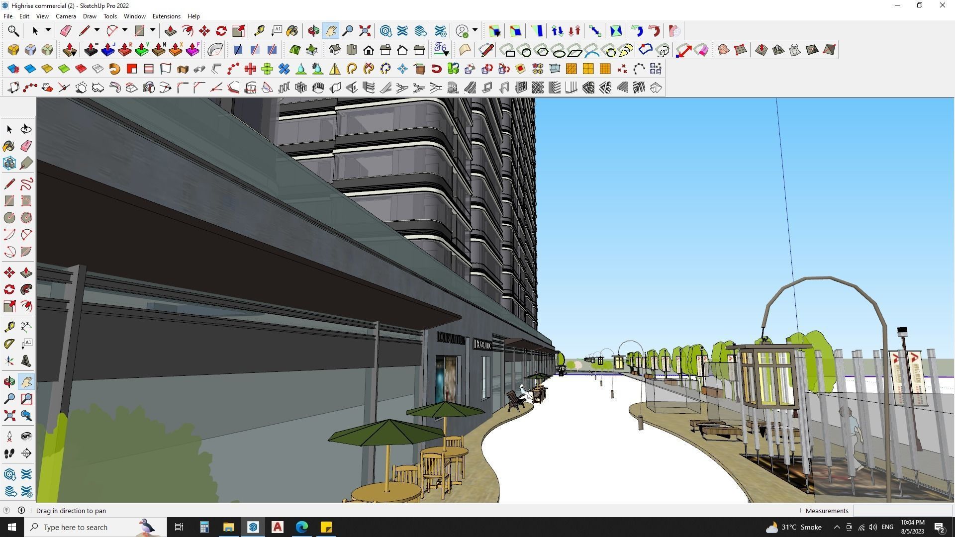residential building 3d model free download Free 3D model_8