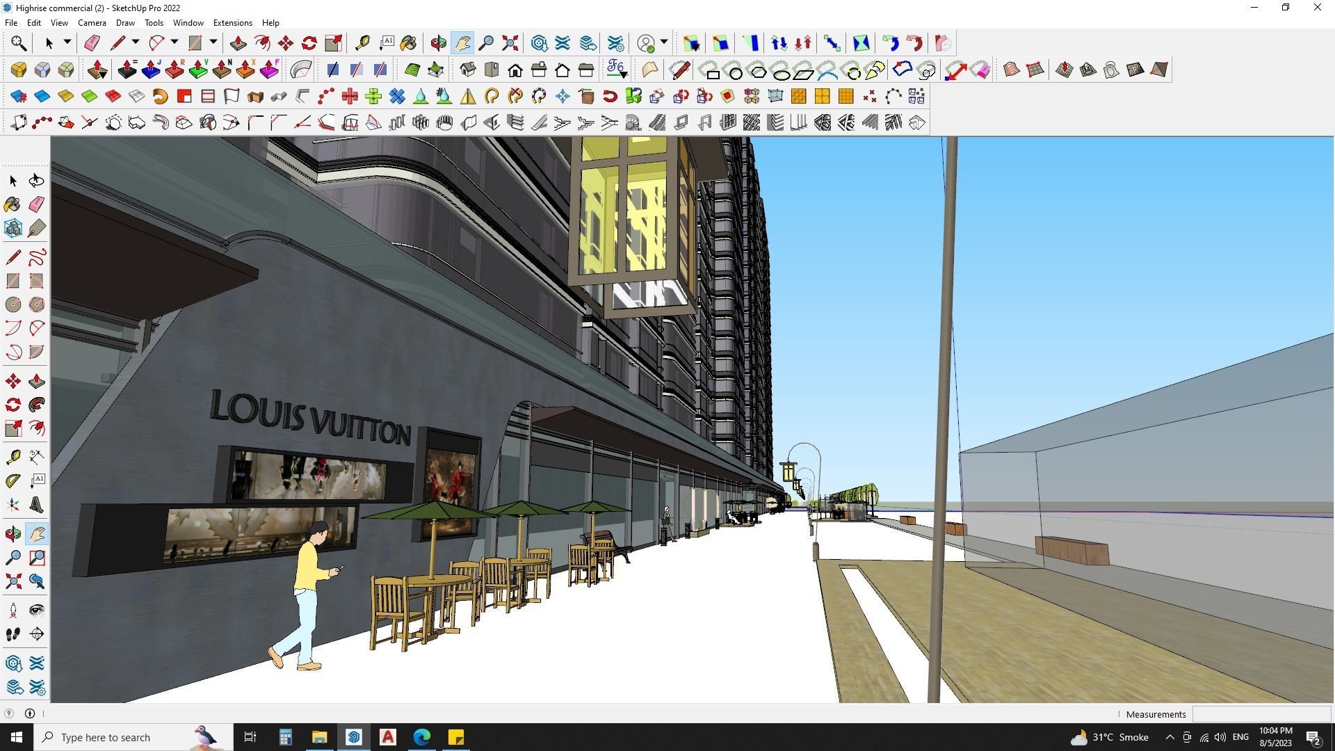 residential building 3d model free download Free 3D model_6