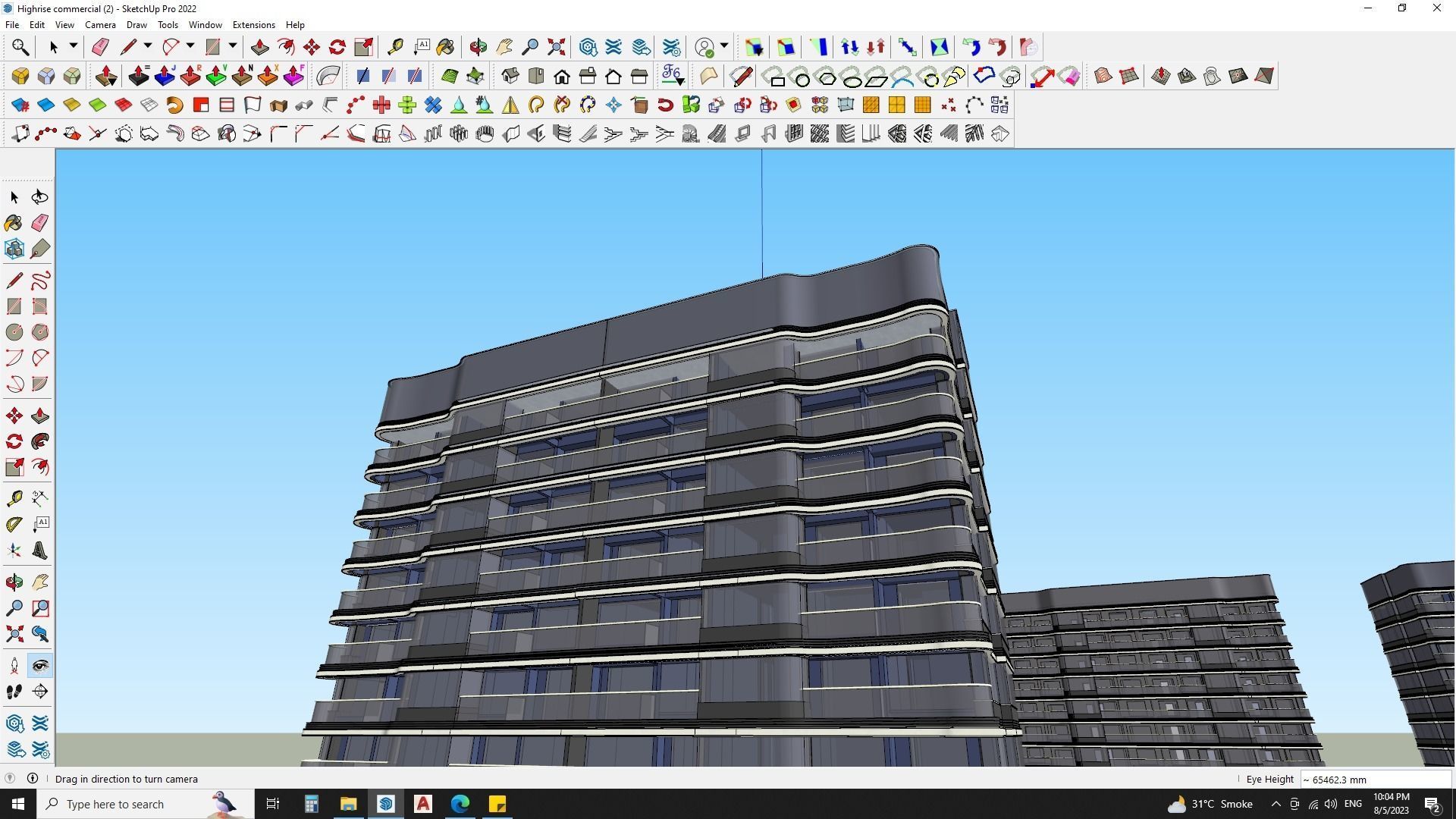 residential building 3d model free download Free 3D model_16