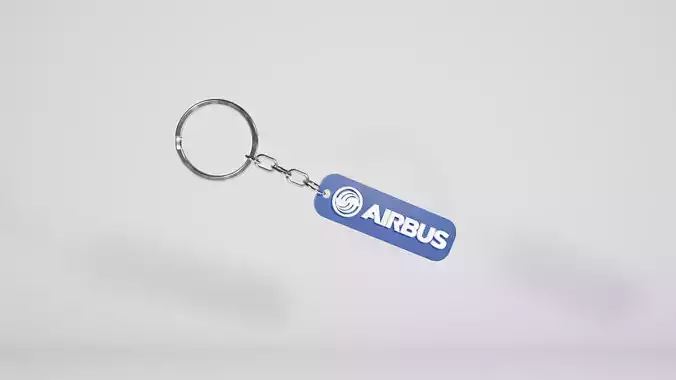 AIRBUS Keychain 3D print model
