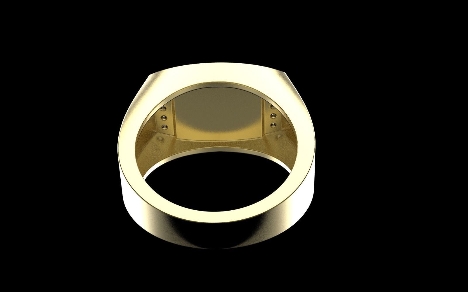 man  signet ring model 483 3D print model_43