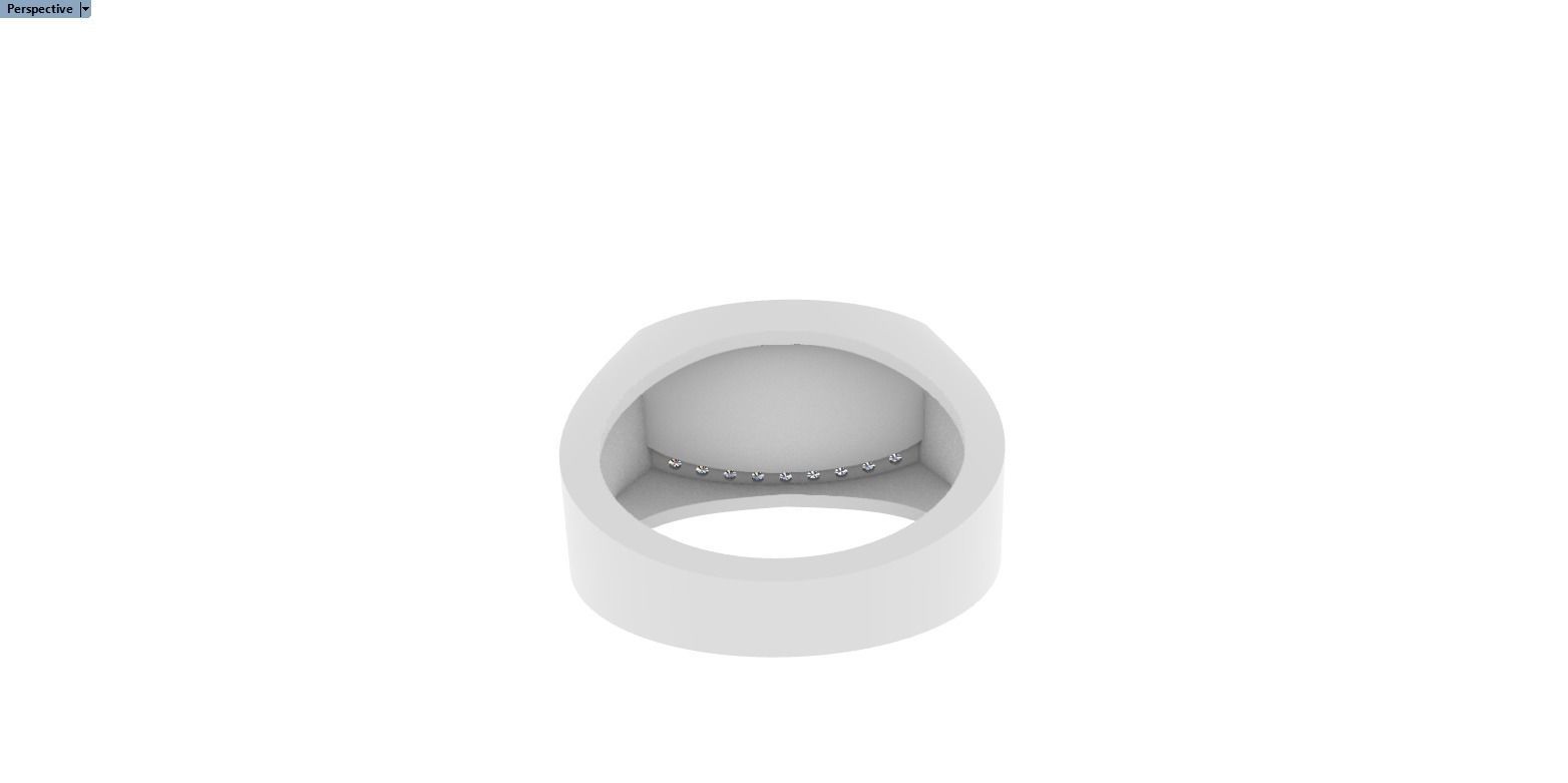 man signet ring model 484 3D print model_12