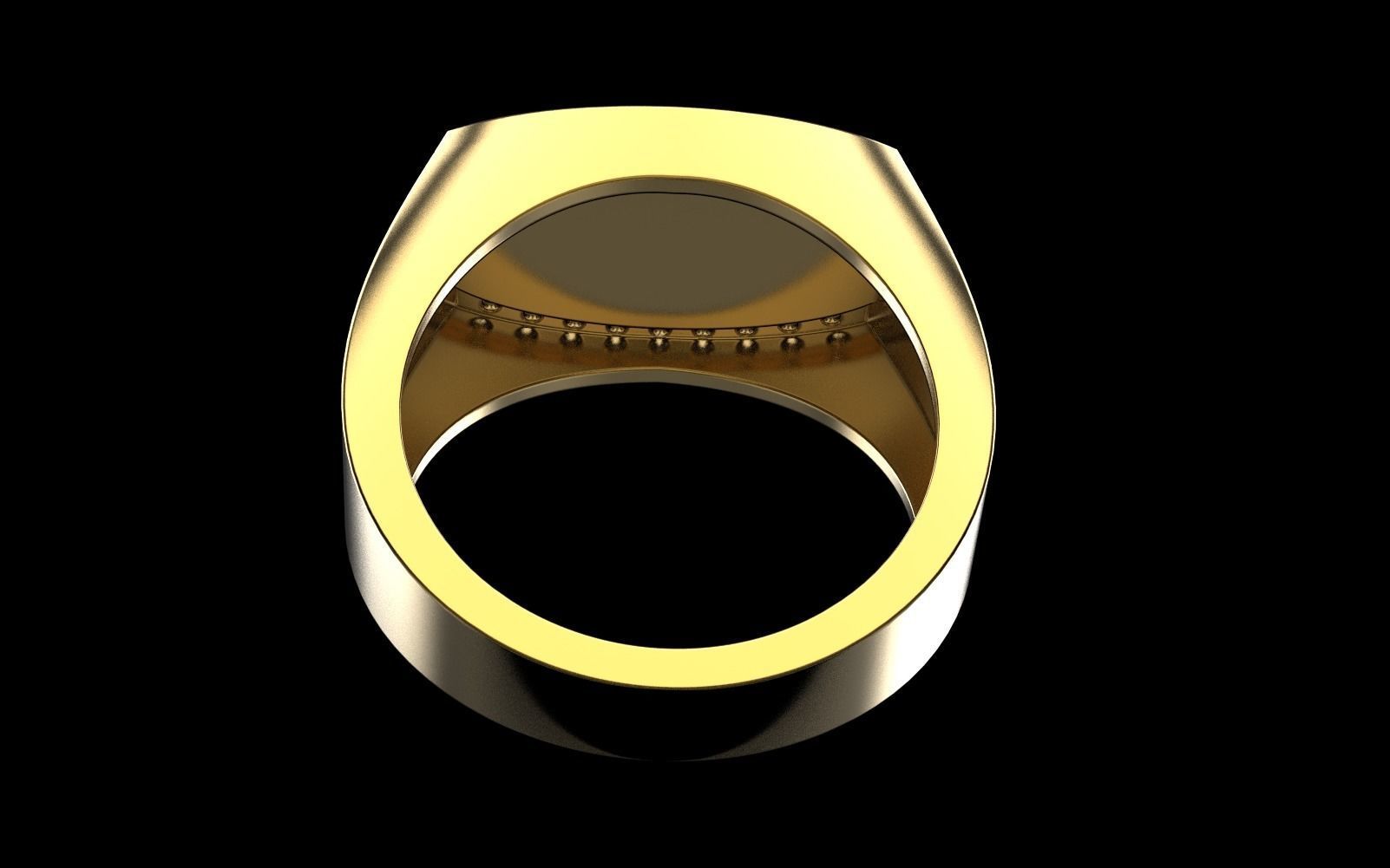 man signet ring model 484 3D print model_45
