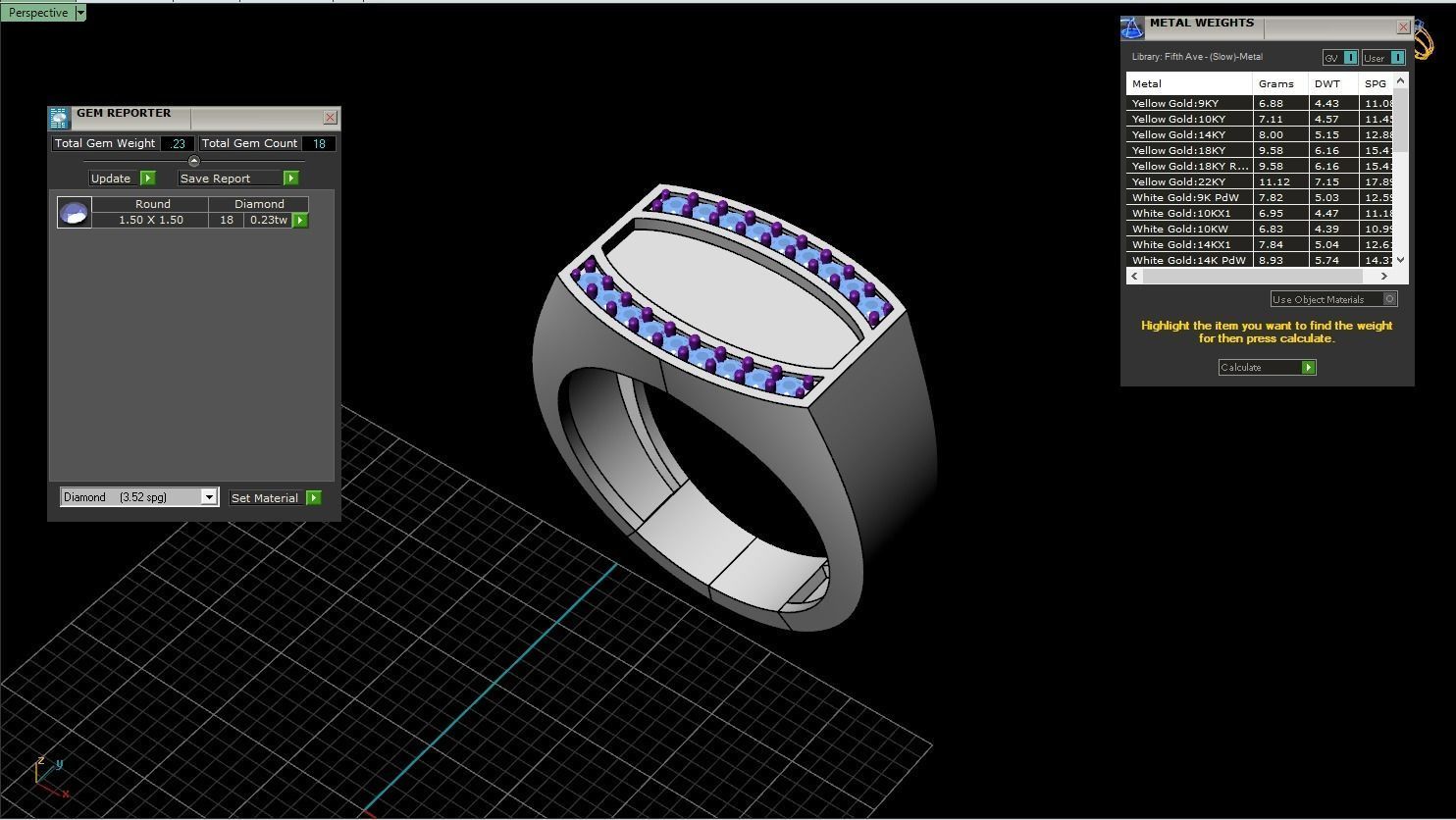 man signet ring model 484 3D print model_4