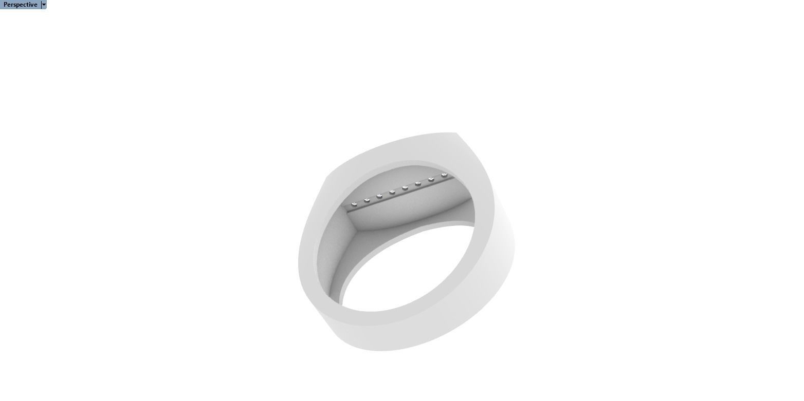 man signet ring model 485 3D print model_12