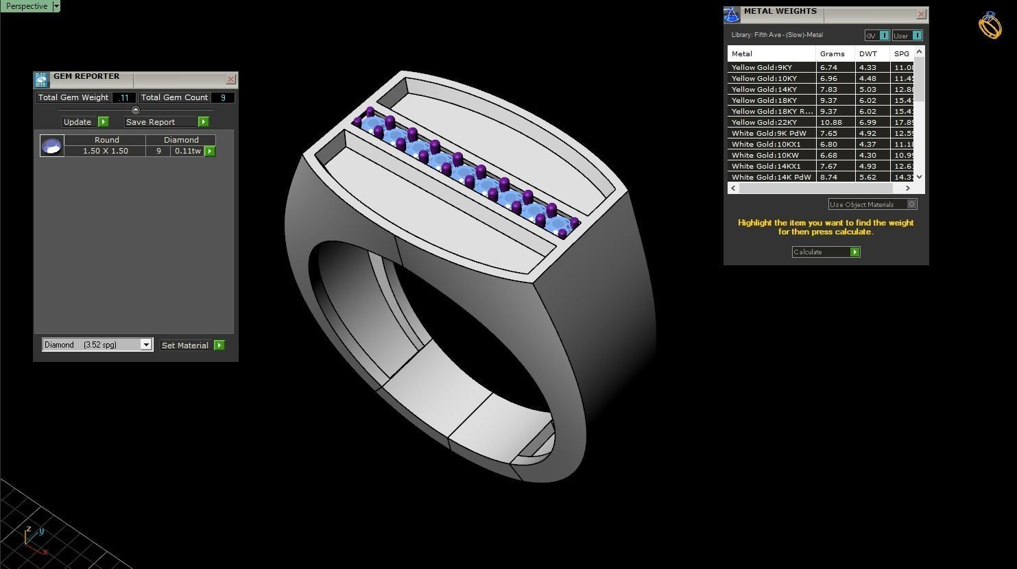 man signet ring model 485 3D print model_5