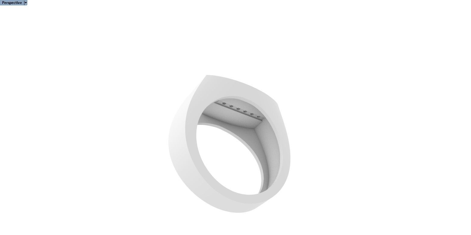 man signet ring model 485 3D print model_13