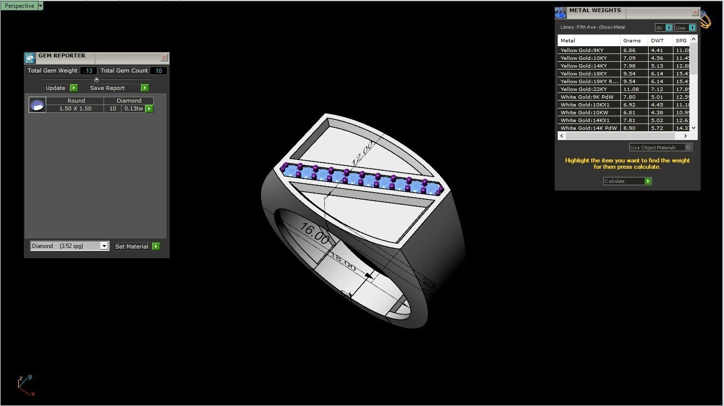 man  signet ring model 486 3D print model_4