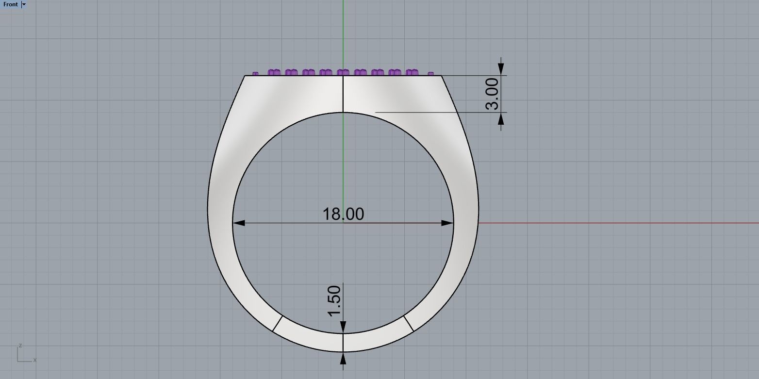 man  signet ring model 486 3D print model_7