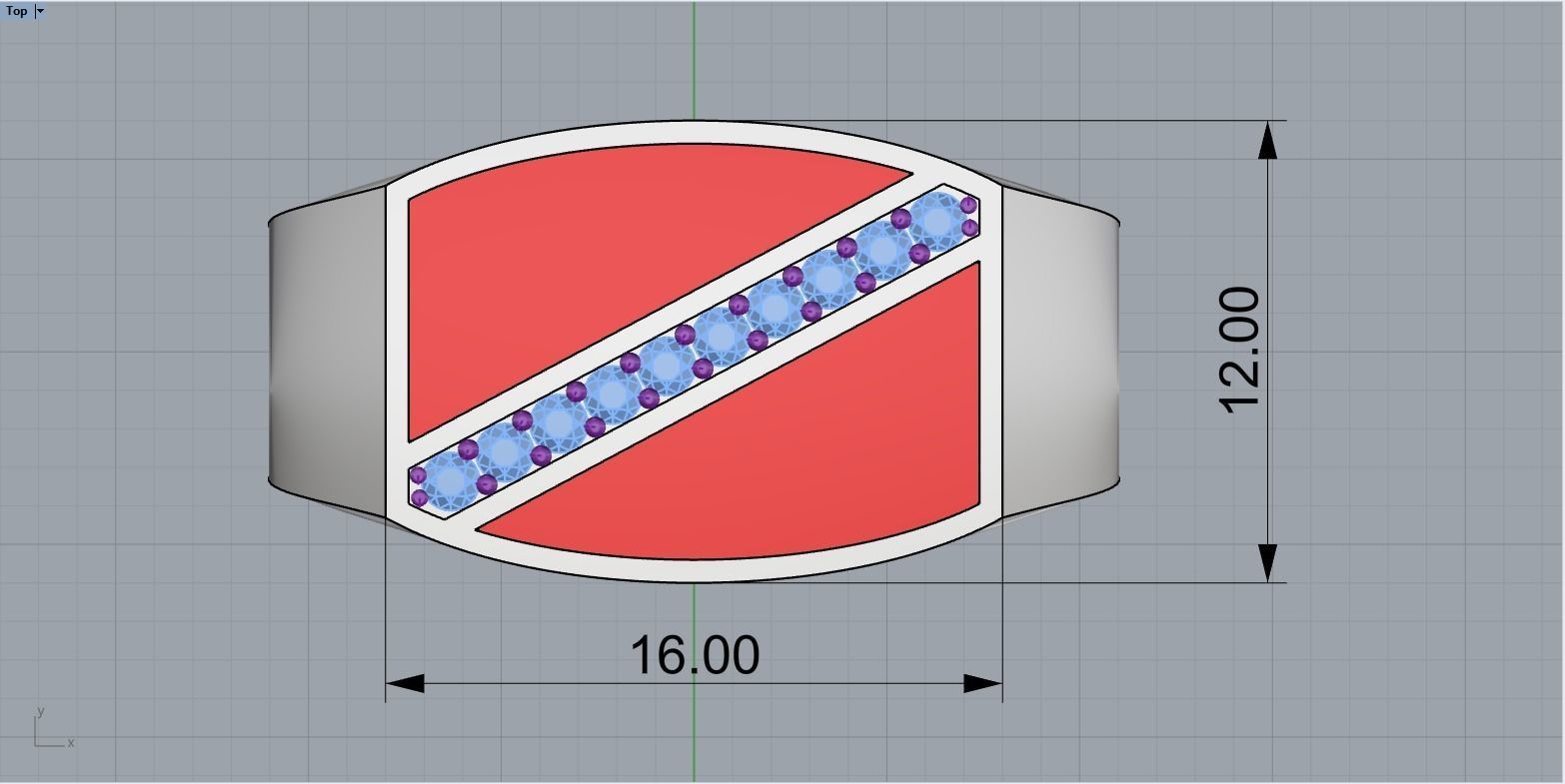 man  signet ring model 486 3D print model_6