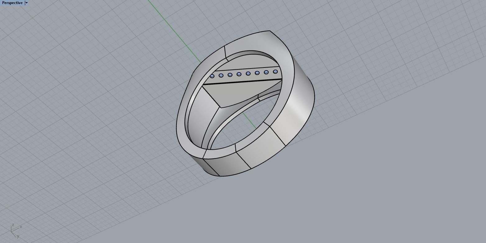 man  signet ring model 486 3D print model_10