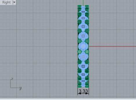 Stylish diamond ring 3716 3D print model 3D print model_6