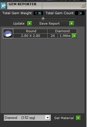 Stylish diamond ring 3716 3D print model 3D print model_8