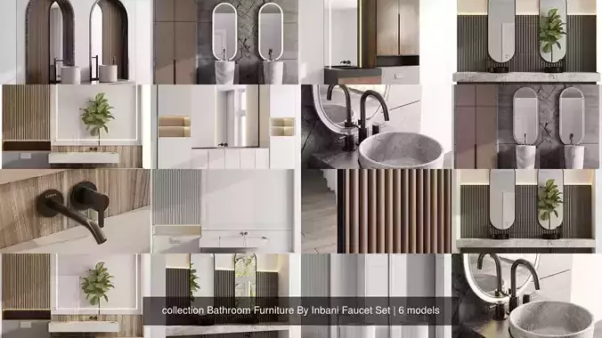 collection Bathroom Furniture By Inbani Faucet Set