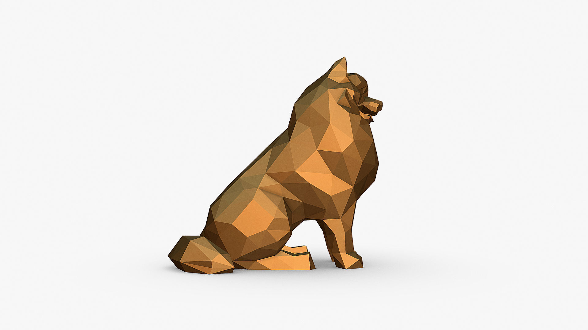 Spitz figure 3D print model_8