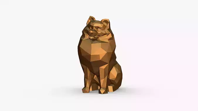 Spitz figure 3D print model